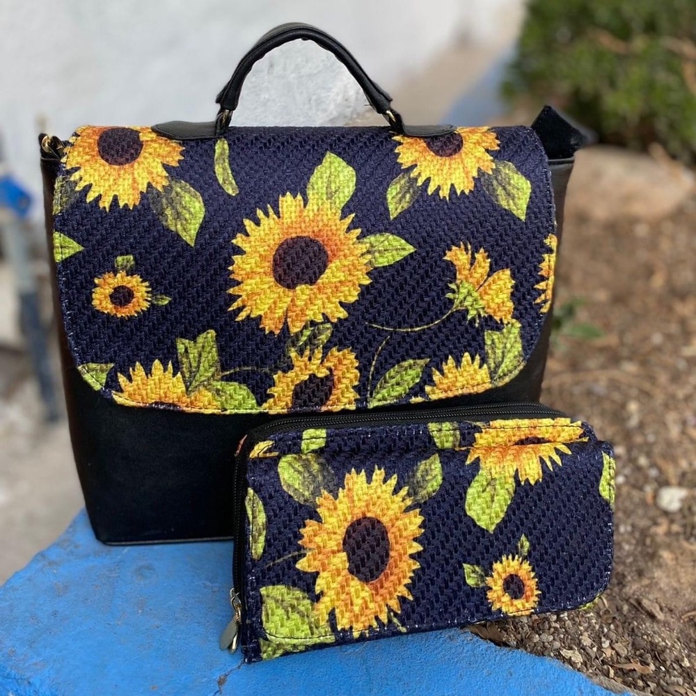 Shoulder Bag & Wallet Matching 2 Piece Set